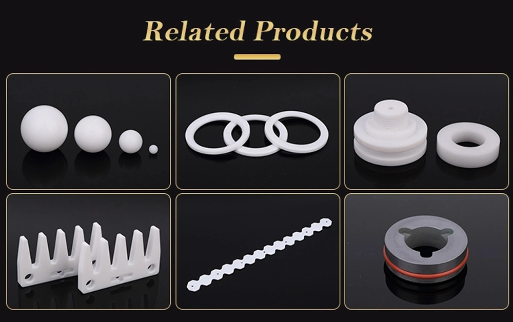 Hot Selling PTFE Irregular Parts Special Articles, PTFE Parts