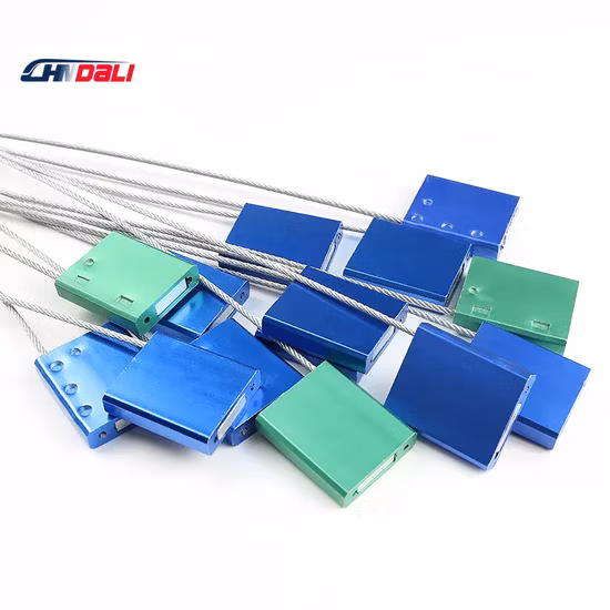 높은 보안 컨테이너 케이블 씰 스틸 와이어